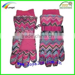 Children Pink Ski Glolves thumbnail-1