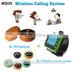New Modern Wireless Elecronic Call Bell K-D4 Waiter Buzzer K-300plus Wireless Call Pager System thumbnail-1