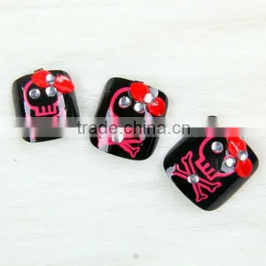 Skull Designed Salon Nail Tips Manufacturer thumbnail-1