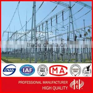 Q235 Galvanized Power Substation Steel Structure for Electric Power Transmission Line thumbnail-1