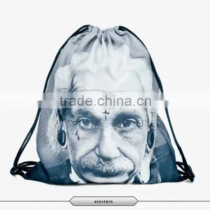 Durable Polyester Men Sport Drawstring Shoes Backpacks thumbnail-2