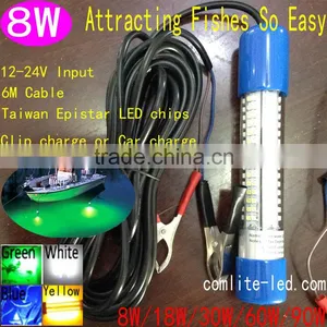 Fishing Squid Led Fishing Light Green and White Led Fishing Float Light thumbnail-1