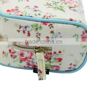 PVC Coated Canvas Make up Waterproof Cosmetic Bag thumbnail-2