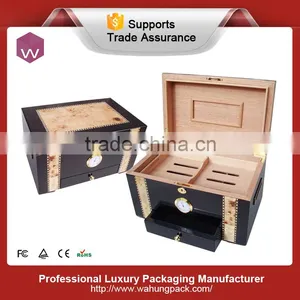 High Quality Customer Wood Lacquered Cigar Boxes thumbnail-1