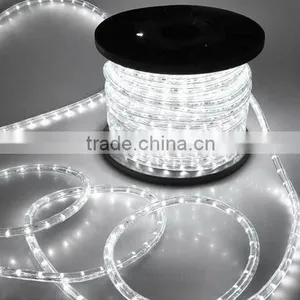 High Brightness Round 2 Wires Led White Rope Light thumbnail-1