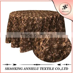 Wedding Satin Rosette Table Cloth thumbnail-1