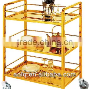 Tiamium Plated Wine Trolley Liquor Trolley thumbnail-1