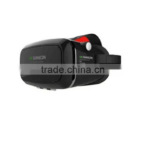 VR SHINECON Moke Plastic Version Google Cardboard VR 3D Glasses+ Bluetooth Wireless Mouse Gamepad + 8GB 3DGame With Package thumbnail-2