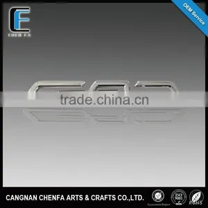 Custom 3d ABS Plastic Chrome Brand Logo Sticker,car Badge thumbnail-1