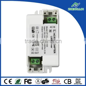 White Case Constant Voltage 12W 12V 1A Led Driver With CE UL Certification thumbnail-2