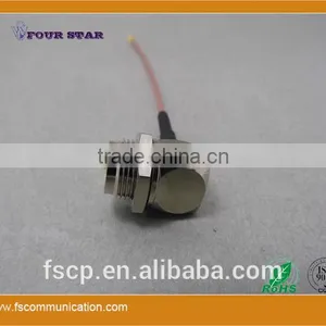 RG178 Cable Assembly With FME Male Bulkhead Right Angle Crimp to U.FL Male Crimp Connectors thumbnail-2