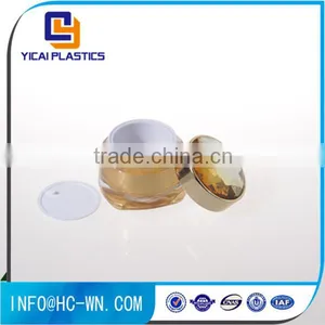 Acceptable OEM Colorful Skin Care Cream Acrylic Cosmetic Mini Plastic Jar thumbnail-1