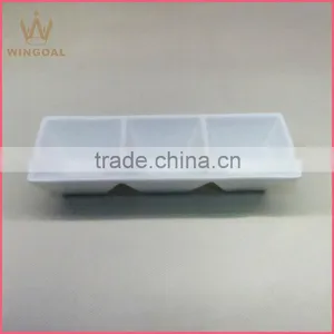 Ceramic Three Departments Snack Plate thumbnail-1