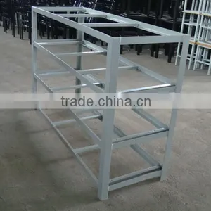 White Metallic Storage Shelf,metal Shelf,metal Rack,metal Shelves;storage Racks thumbnail-1