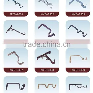 Iron Curtain Rod Bracket,iron Curtain Pole Holder,iron Curtain Tube Support thumbnail-1