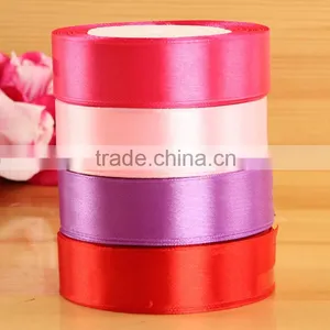 Top Quality Wholesale Simple Design 4 Inch Polyester Satin Ribbon thumbnail-1