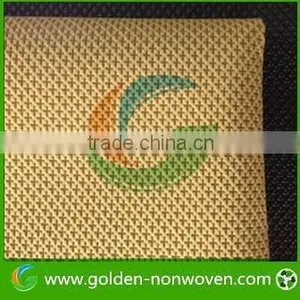 [Non Woven Factory]170g 100% PP Spunbonded Nonwoven Fabric Cross Pattern With Nylon for Shoe Lining thumbnail-1