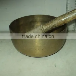 Brass Tibetan Singing Bowls Hand Hammered thumbnail-1