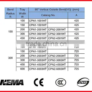 Cable Tray Fitting Outside Vertical Bend thumbnail-3