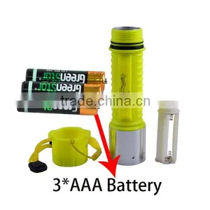 Plastic Body Wrist Strap Flashlights Diving XML T6 LED Flashlights Diving thumbnail-3