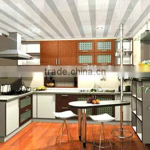Kitchen Wall Tile Ceiling Decor Pvc Ceiling Tile for Bathroom Wood Paneling Cladding Pvc Roofing Tiles Interior Decoration thumbnail-2