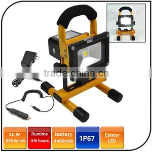 Warranty 2 Year IP65 Epistar 10w 8.4V Emergency Camping Light Rechargeable Led Floodlight Quality Choice thumbnail-1
