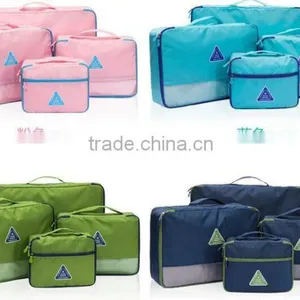 Wholesales Chinese Supplies Set-4 New Design Commercial Travel 210D Fabric Storage Bag thumbnail-3