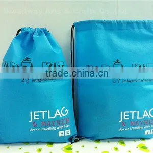 Non Woven Promotional Drawstring Shoe Bags for Shopping thumbnail-1