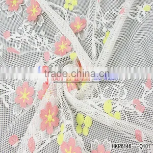 Polyester Fabric Manufacturers From China Embroidered Patches Tulle Lace Fabric Plain Embroidery French Lace Fabric For Dresses thumbnail-4