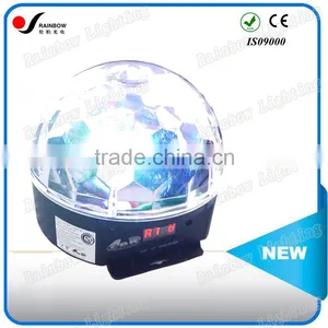 Cheap Effect Lighting Chinese Pro 6PCS 3W RGBWYP Crystal Ball LED Light for Club Theatre Lighting thumbnail-1