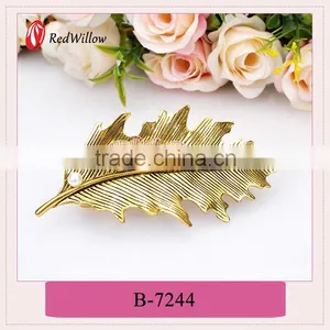 2016 Hot Selling Custom Tiara Hair Barrette,sliver Hair Barrette,wholesale Hot Women Hair Clip thumbnail-1