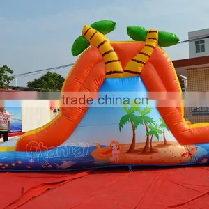 Mermaid Beach Water Slide Inflatable Backyard Water Slides for Kids thumbnail-3