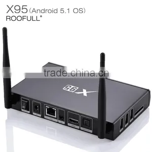 Metal Case Quad Core Android 5.1 OS 2G/8G X95 Amlogic S905 TV Box thumbnail-4