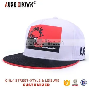 Sublimation Printed Trendy Designer Snapback Hats Custom Logo thumbnail-1