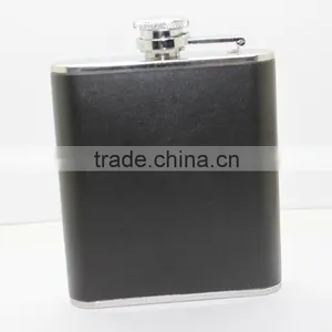 High Quality Stainless Steel 6oz Flagon Hip Flask With Cigarette Case thumbnail-1