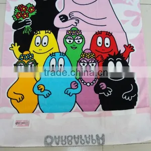 Lovely Cartoon Barbapapa Family Beach Towel/cartoon Printed Home Beach Towel Quality Choice thumbnail-2