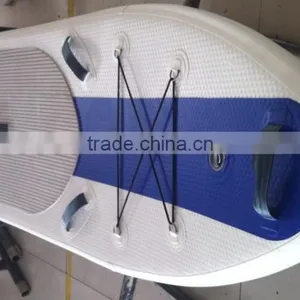 300*75*15cm Inflatable Cheap Drop Stitch Trapsulin Pvc Sup Paddle Board With Blue Bar Pringting and Full Accessories thumbnail-1
