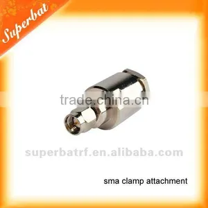 RF Coaxial Cable Connector SMA Male Clamp Attachment thumbnail-1
