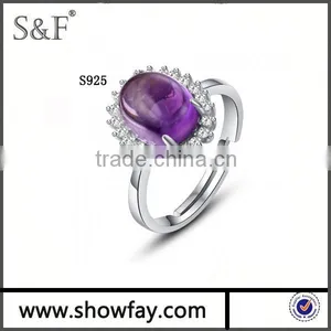2015 Rose Gold Plated Ring , Engagement Stone Ring thumbnail-2