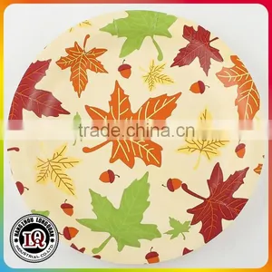 Disposable 7" Custom Printed Partyware Round Paper Plate thumbnail-1