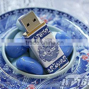 2015 Ceramics USB Flash Drive for Gift/Porcelain USB Stick 2GB 4GB 8GB 8GB 16GB thumbnail-1