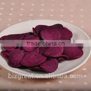 Supply VF Dried Vegetables Chips- VF Dried Sweet Purple Potato Chips for Hot Sales thumbnail-2