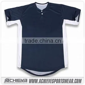 2016 New Arrival Full Sublimation Printing Polyester Baseball Shirts Custom Sublimated Baseball Jersey thumbnail-5