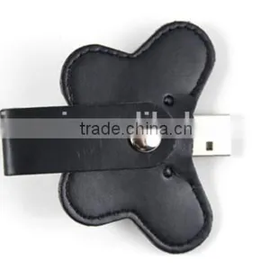 Promotional Gift Fish Shape Leather Usb thumbnail-2