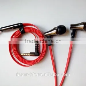 Deep Bass Metal Cheap Colorful Waterproof Shoelace Earphone thumbnail-5