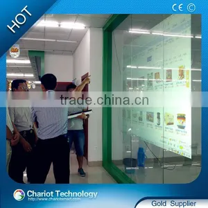 Adhesive Rear/front Projection Film/foil 1.52mx30m, White, Gray, Dark Gray, Black and Transparent. thumbnail-2