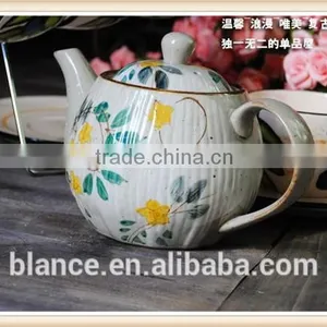 Ceramic Vintage Tea Pot With Painting thumbnail-3