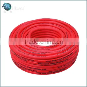 Red Color PVC High Pressure Power Spray Hoses With 3 Layers, Parallel Crossing Hose thumbnail-1