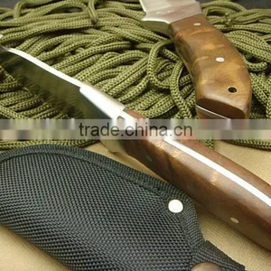 OEM 440C Fixed Blade Knife With Wood Handle thumbnail-3