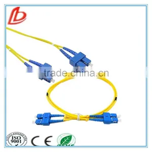 Singlemode 9/125 Duplex Sc/upc-sc/upc Optical Fiber Patch Cord/jumper thumbnail-1
